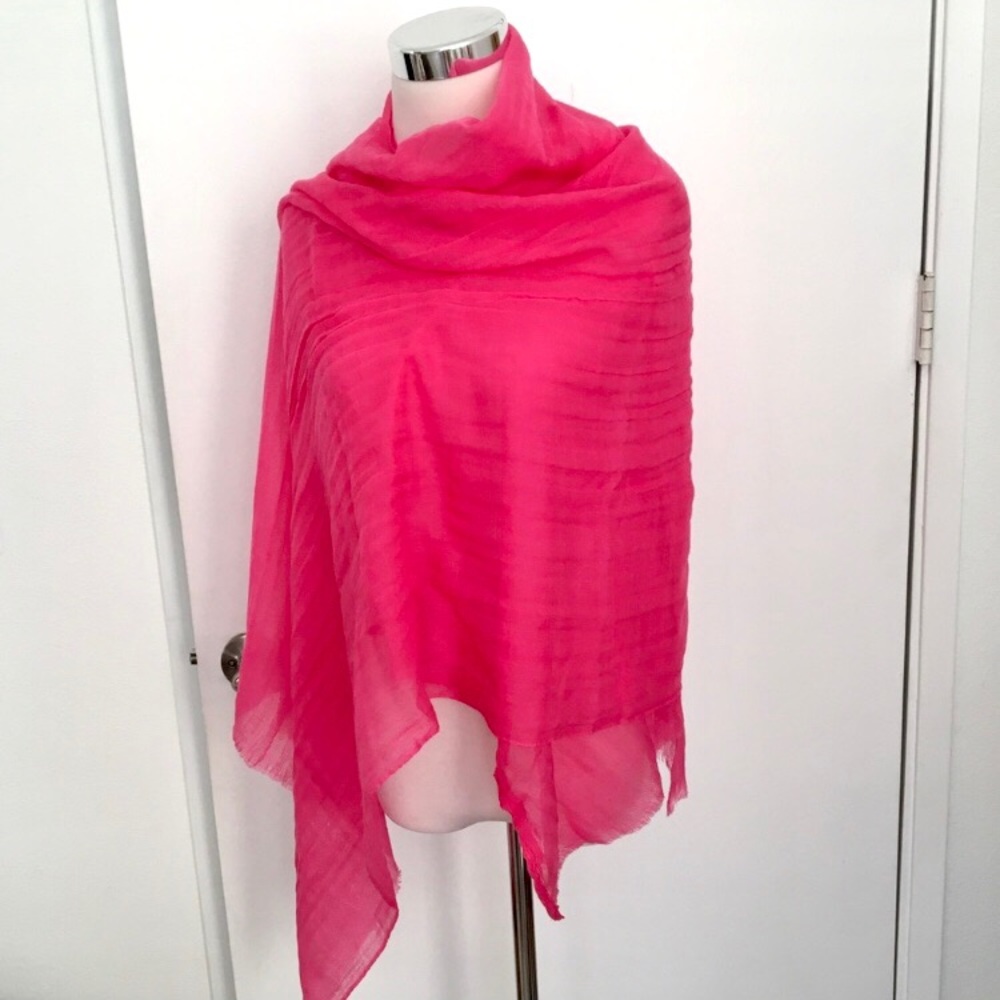 🩷 Brand new Lanvin X H&M pink wool scarf wraps shawl
